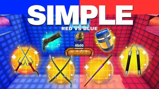 SIMPLE RED VS BLUE 🔴🔵