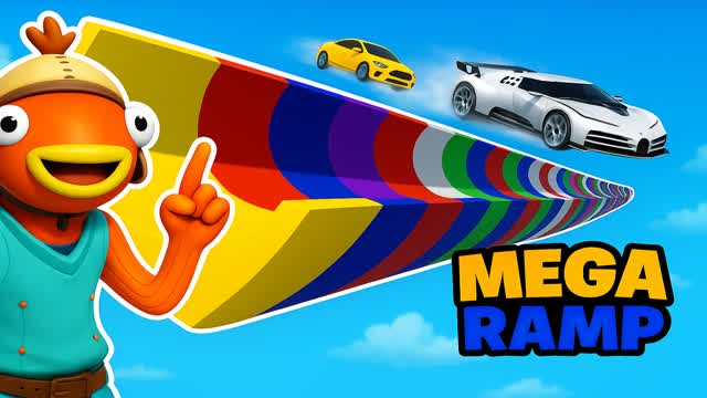 NEW MEGA RAMP 🚘