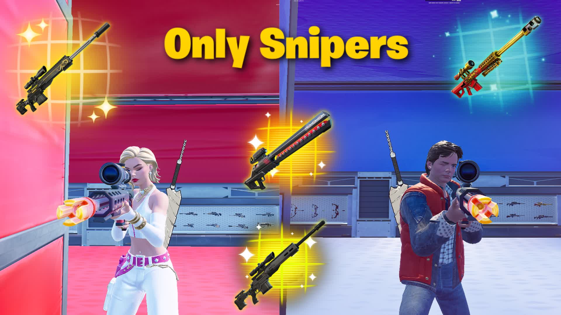 Red vs Blue Only Snipers