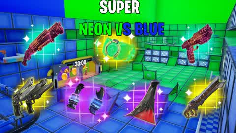 SUPER NEON VS BLUE 🟢🔵