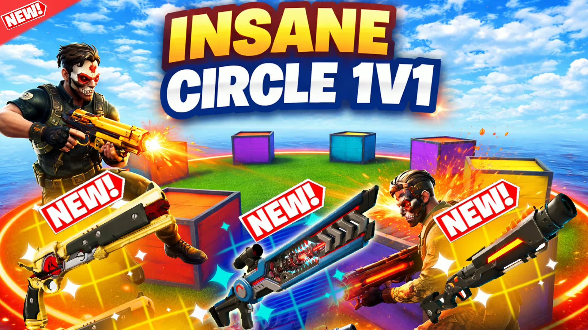 INSANEサークル 1v1 フリーフォーオール