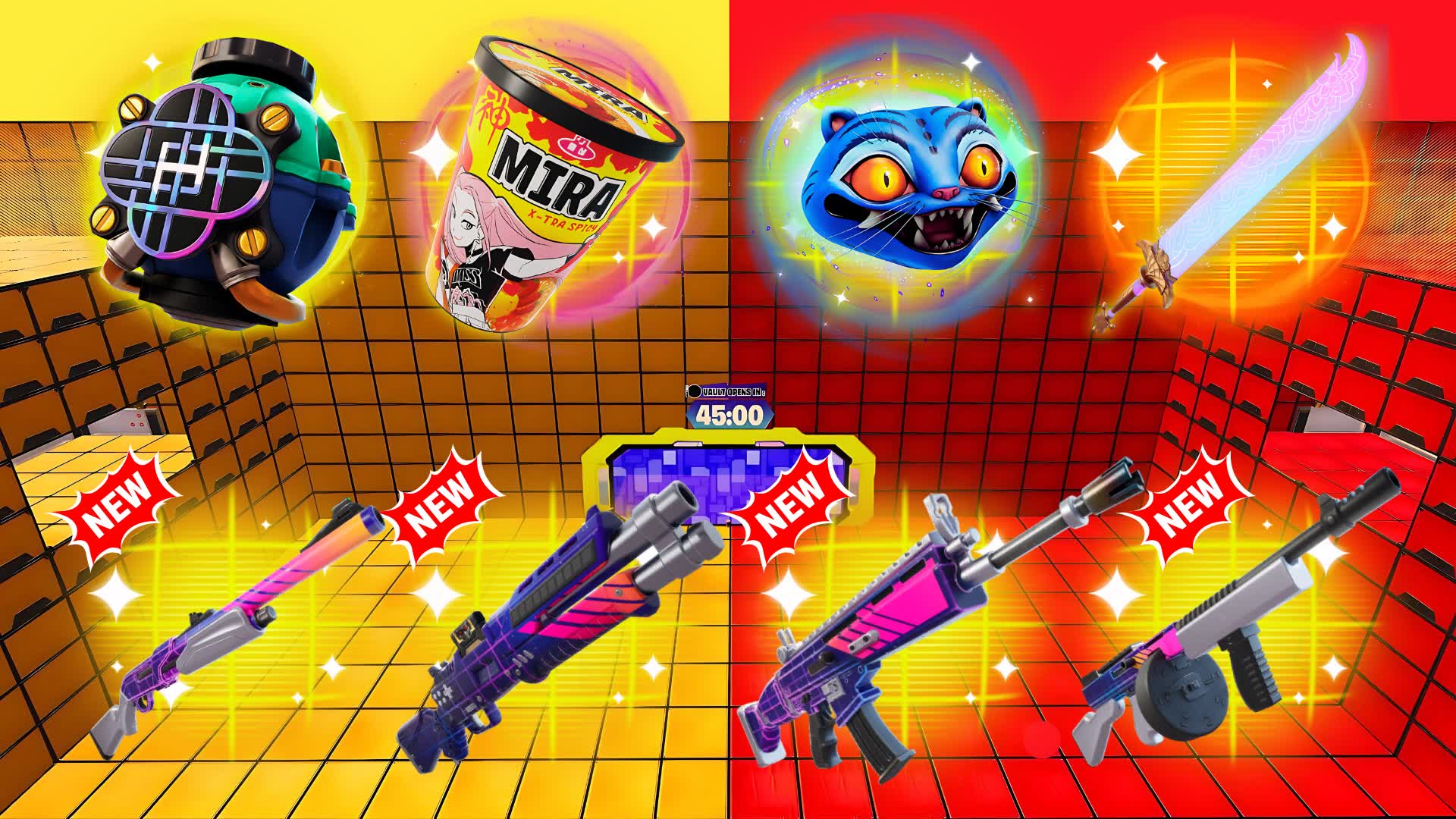 NEW COMBAT - KPOP - レッド vs イエロー🔴🌕