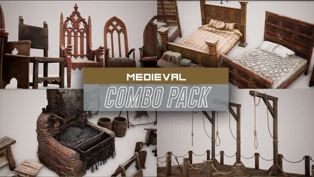 Medieval - COMBO Prop Pack (VOL 1-11)