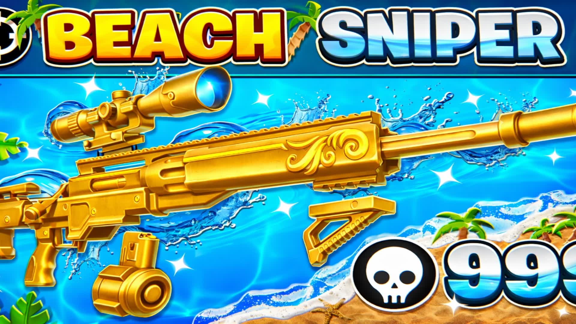 1V1 WITH ALL GUNS [BEACH]