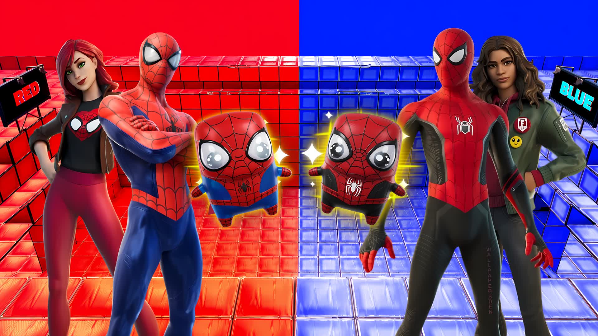 RED VS BLUE SPIDEY SPRITE [SHOOTER]