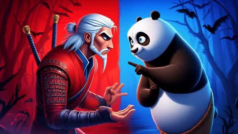 🔴GERALT VS PO🔵