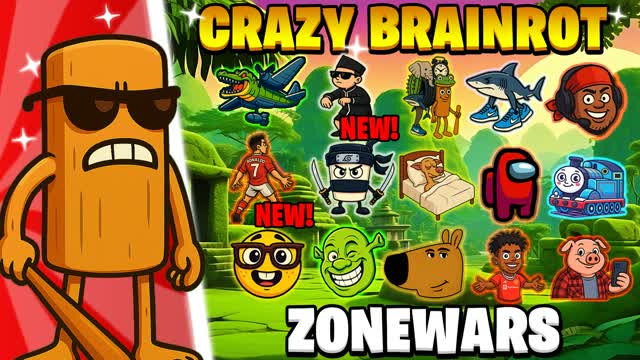 CRAZY BRAINROT ZONE WARS 😂