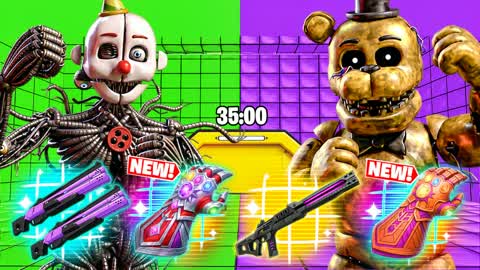 BOSS FIGHT GREEN VS PURPLE 🟢🟣 HORROR
