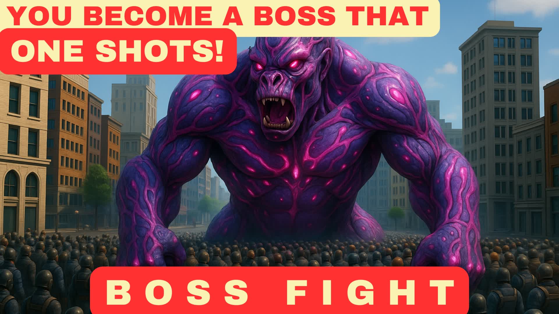 SURVIVE BOSS OR BECOME BOSS! 1v1 FFA PVP