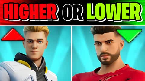 HIGHER OR LOWER 🚦(FORTNITE EDITION!)