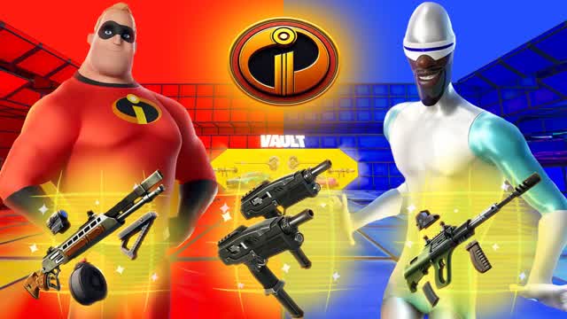 RED VS BLUE INCREDIBLES đŽđ”