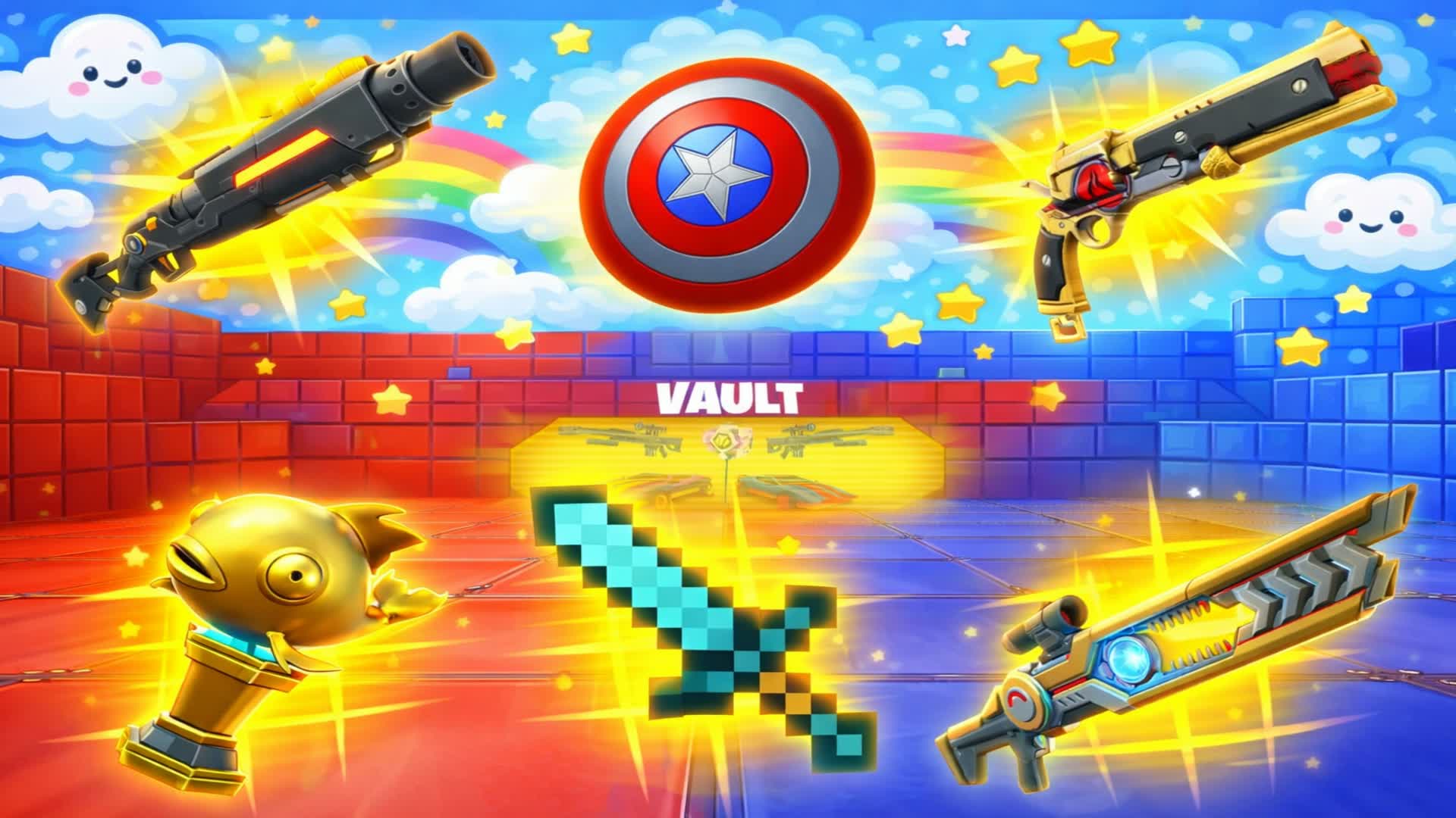 INSANE EVERY WEAPON⭐️ RED VS BLUE 🔴🔵