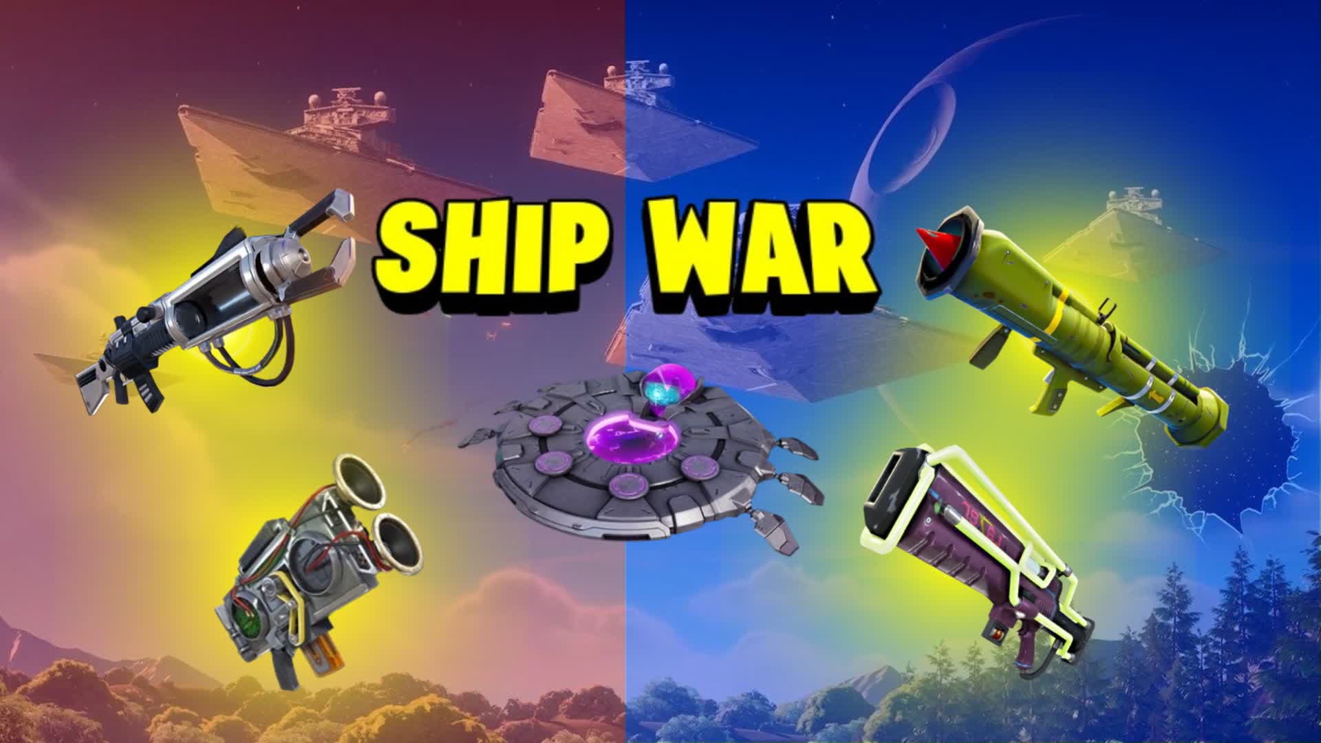 SHIP WAR RED VS BLUE 🔴🔵