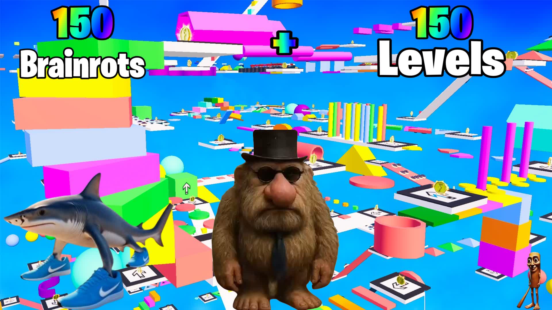 ⭐BRAINROT PARKOUR 150+ LEVEL OBBY⭐