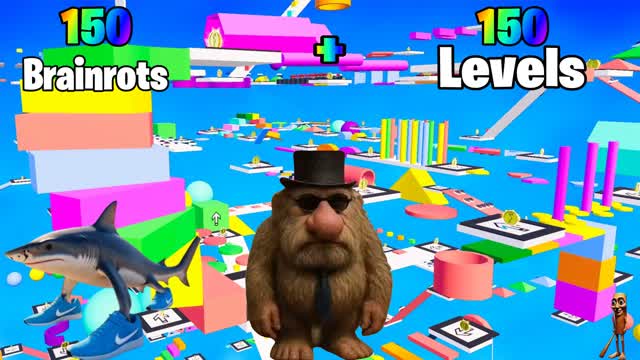 ⭐BRAINROT PARKOUR 150+ LEVEL OBBY⭐