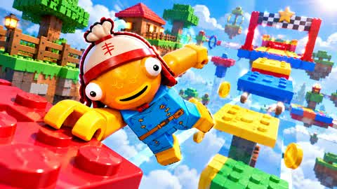 BLOCKY BRICK OBBY PARKOUR 🌈