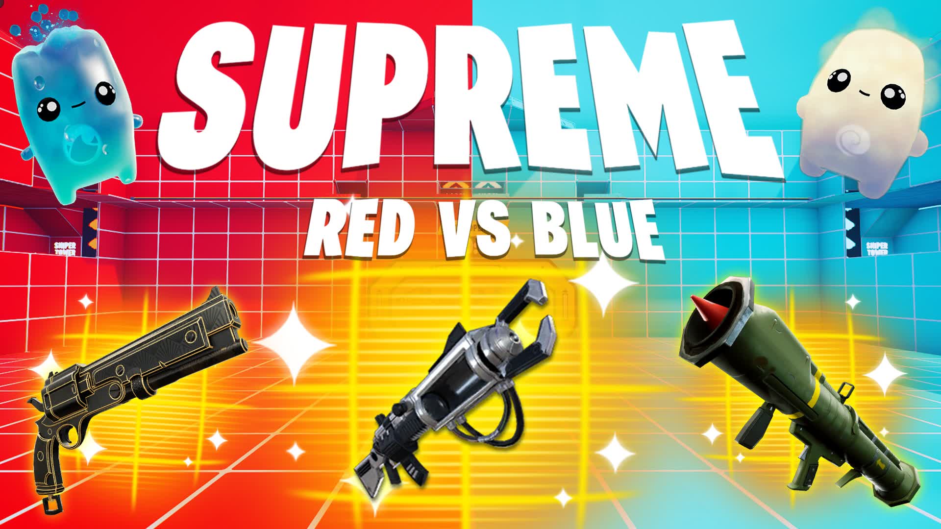 SUPREME RED VS BLUE 🔴🔵