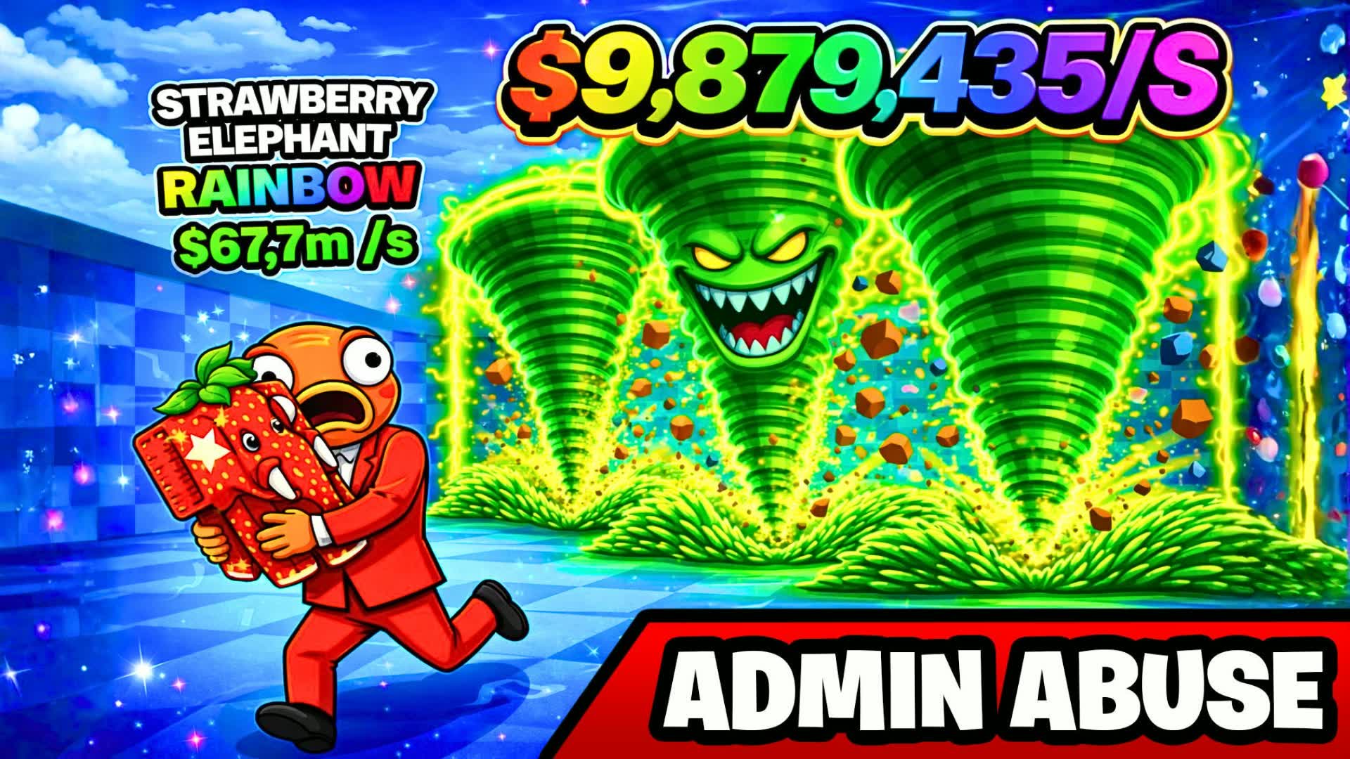 ブレーンロットのためトルネードから逃げる