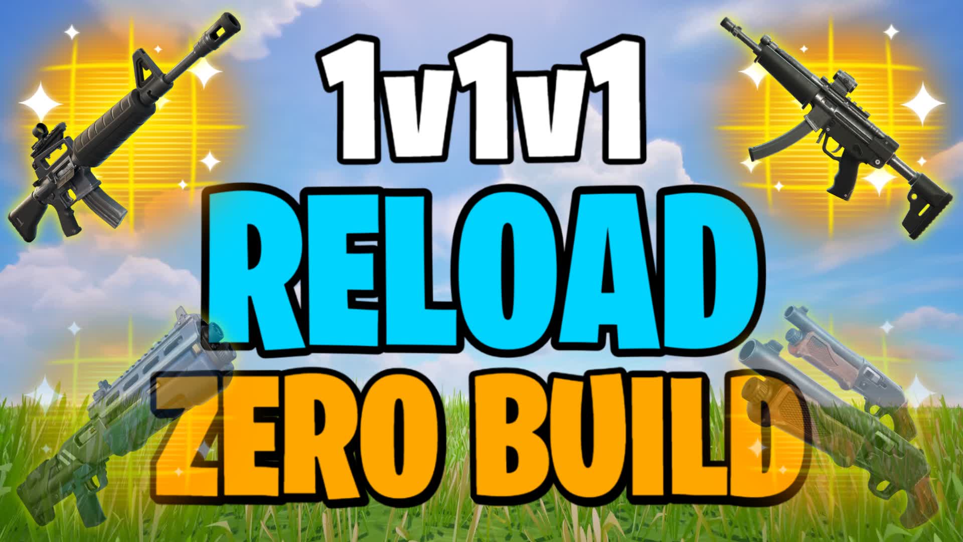 1v1v1 RELOAD ZERO BUILD 1v1 FREE FOR ALL