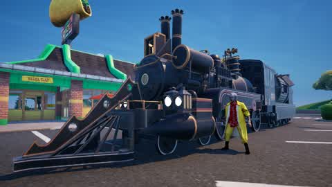 Back to the Future Train Steam Loco