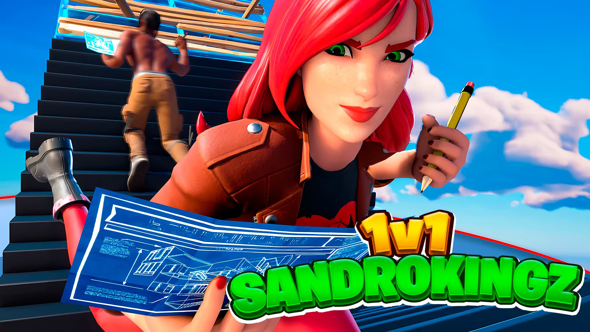 SANDROKINGZ 1V1 BUILD FIGHT (200 PUMP)