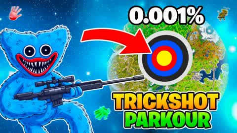 HUGGY TRICKSHOT PARKOUR🎯(100 LEVELS)