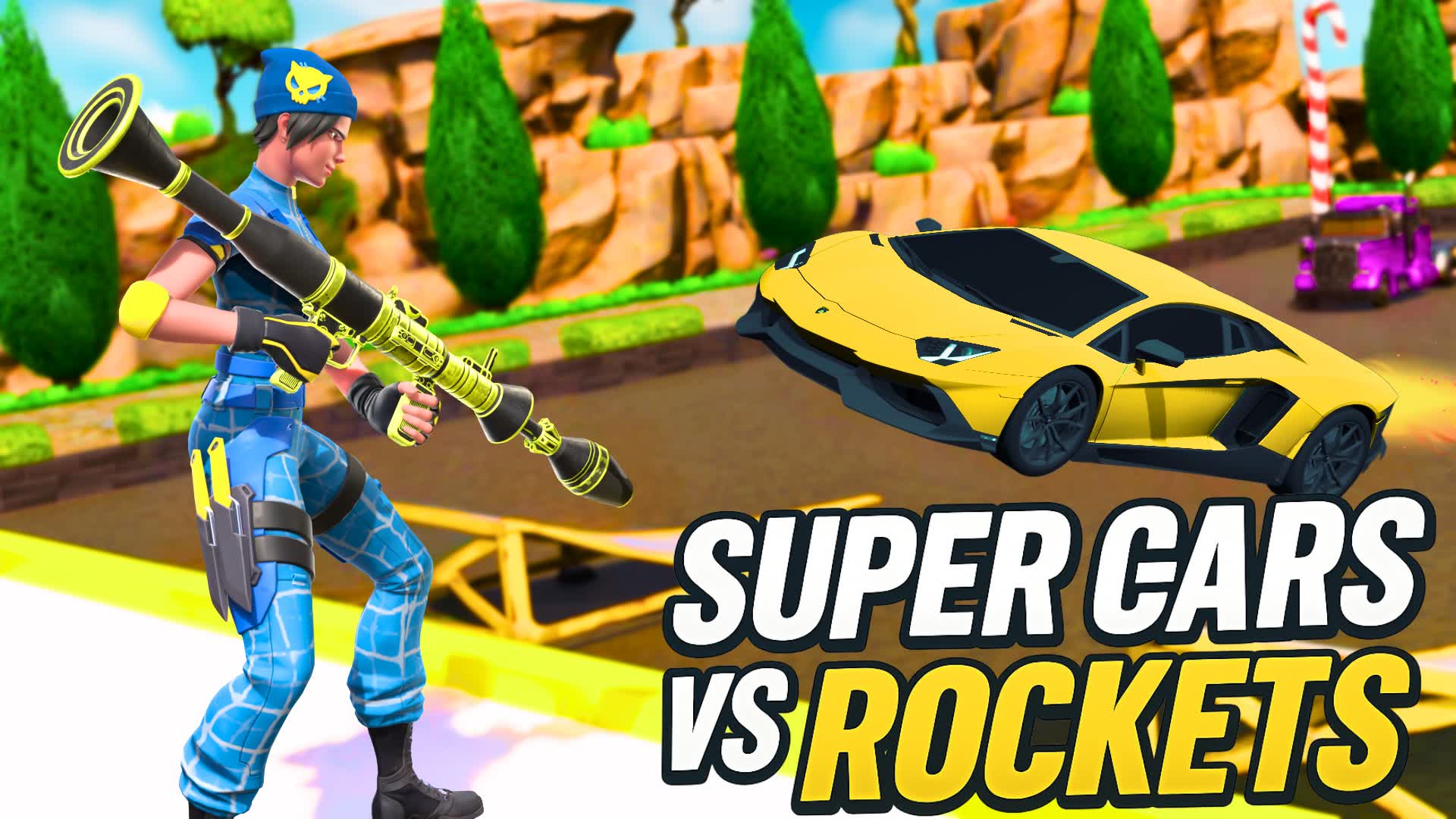 🏆SUPER ROCKETS VS CARS🏆