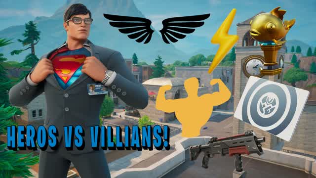 HEROS VS VILLIANS TILTED TOWERS!