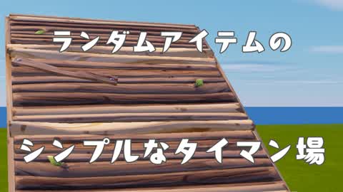 ランダムアイテムのシンプルなタイマン場