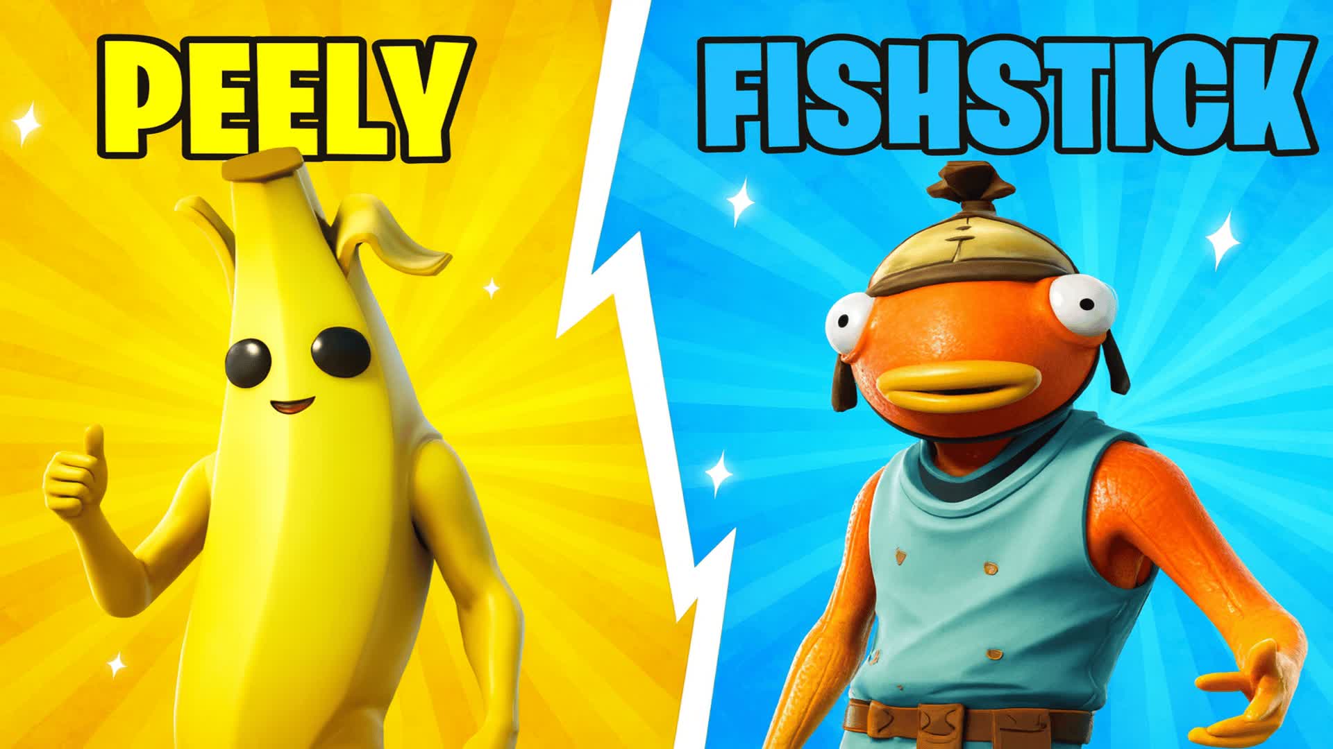 Peely vs Fishstick| Super Battle 🍌🐟
