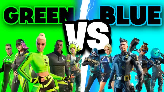 🟢 GREEN VS BLUE 🔵