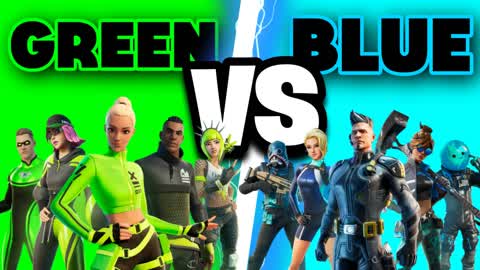 🟢 GREEN VS BLUE 🔵