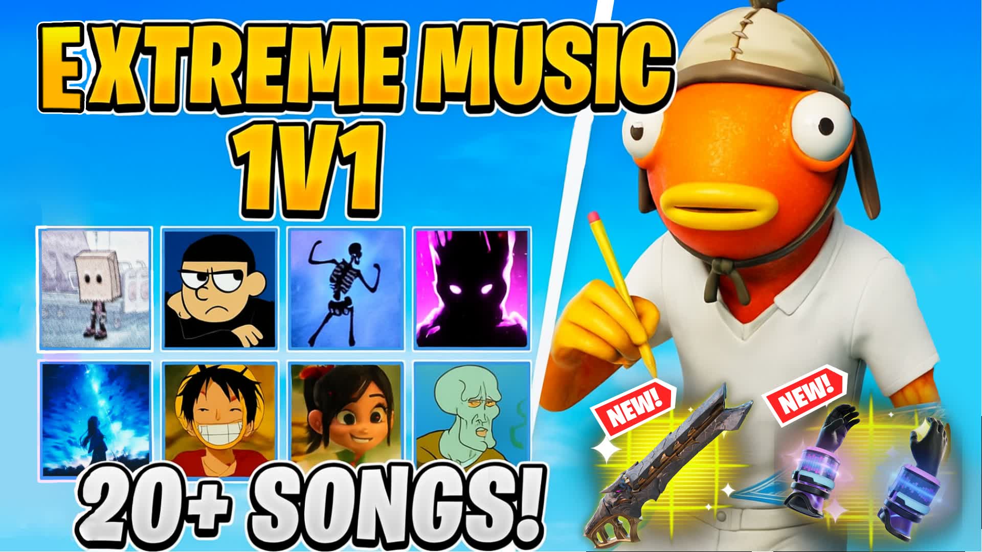 🏆 EXTREME MUSIC 1v1 🎵 (20+ SOUNDS)