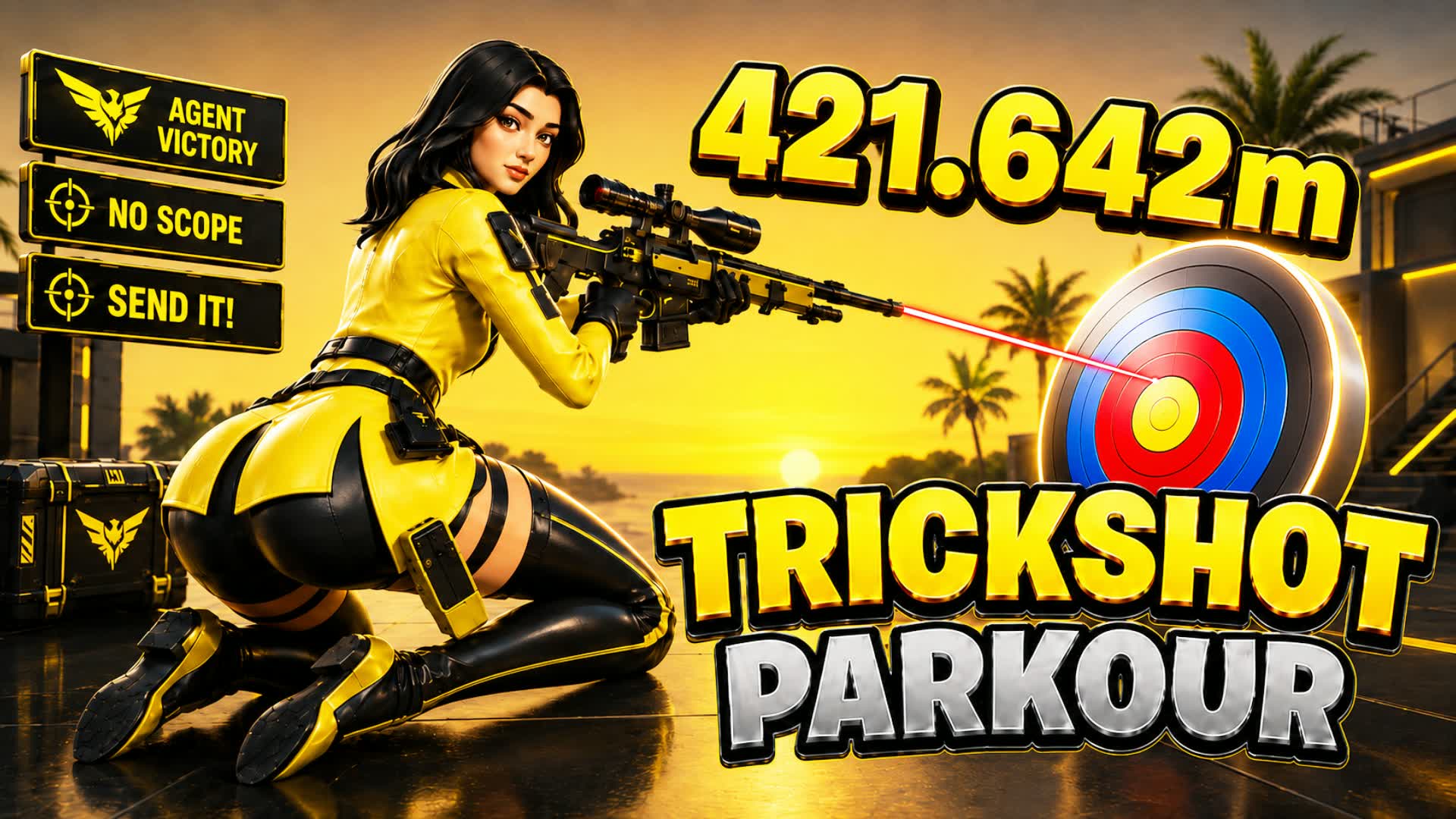 👧🕵️エージェントガール トリックショット パルクール +43🎯