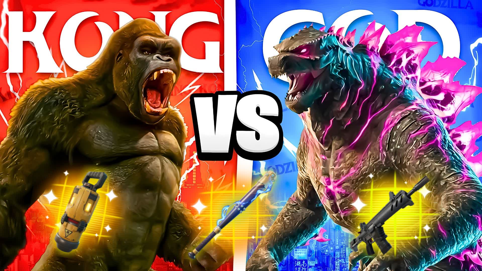 GODZILLA VS KONG 🏆 RED VS BLUE🔴🔵