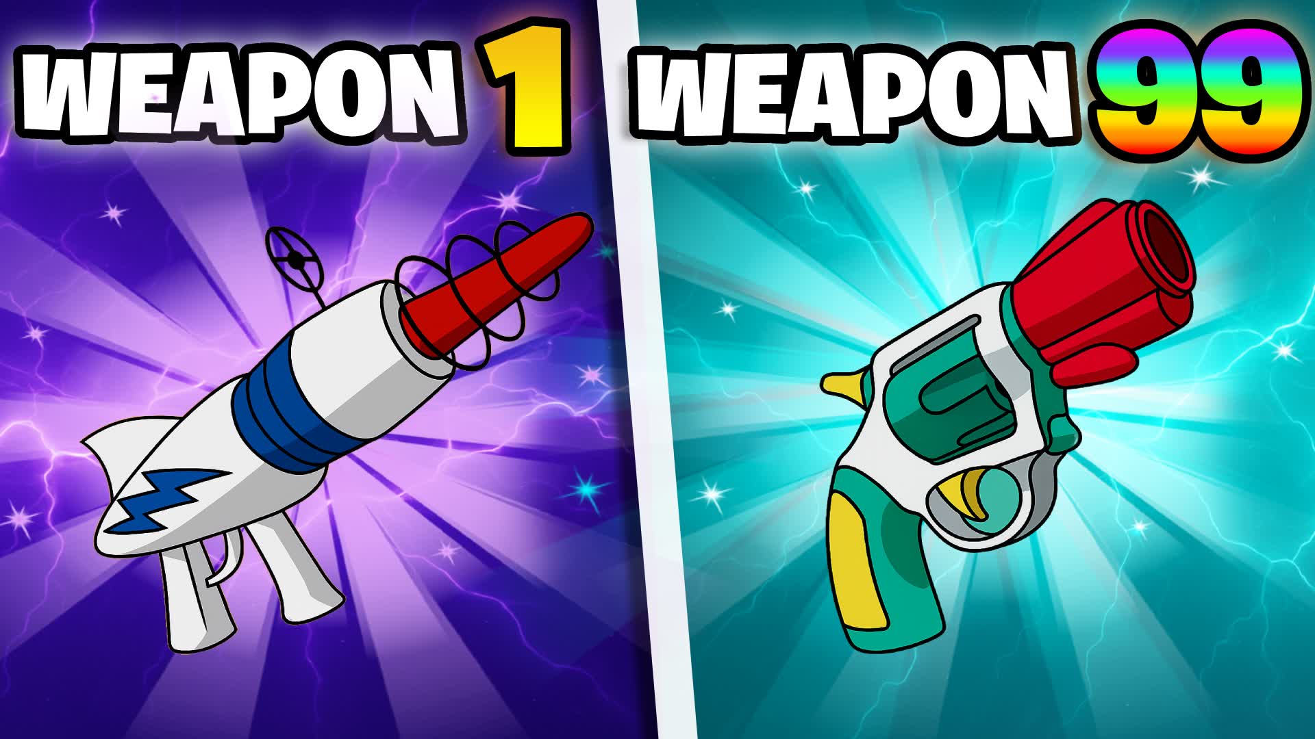 ⭐ CRAZY CHAOS🌈GUN GAME 🎯 (ONE SHOT)