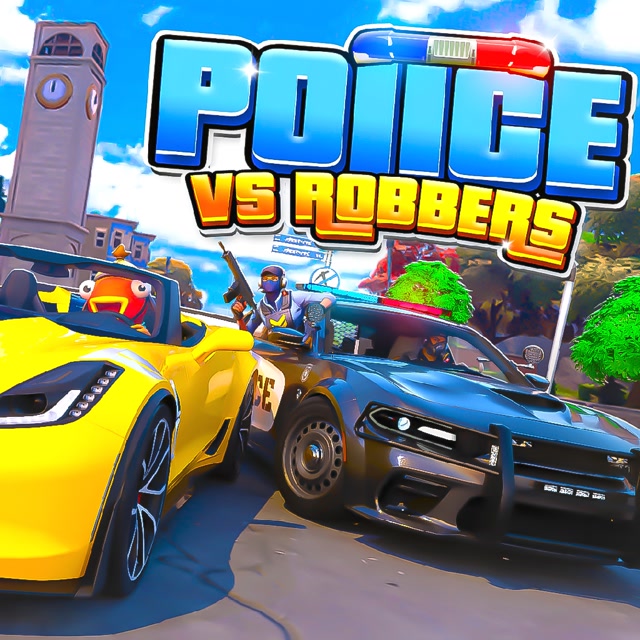 POLICE VS ROBBERS 🚨 DRIVE 5076-2809-2072 by pvpmaps - Fortnite