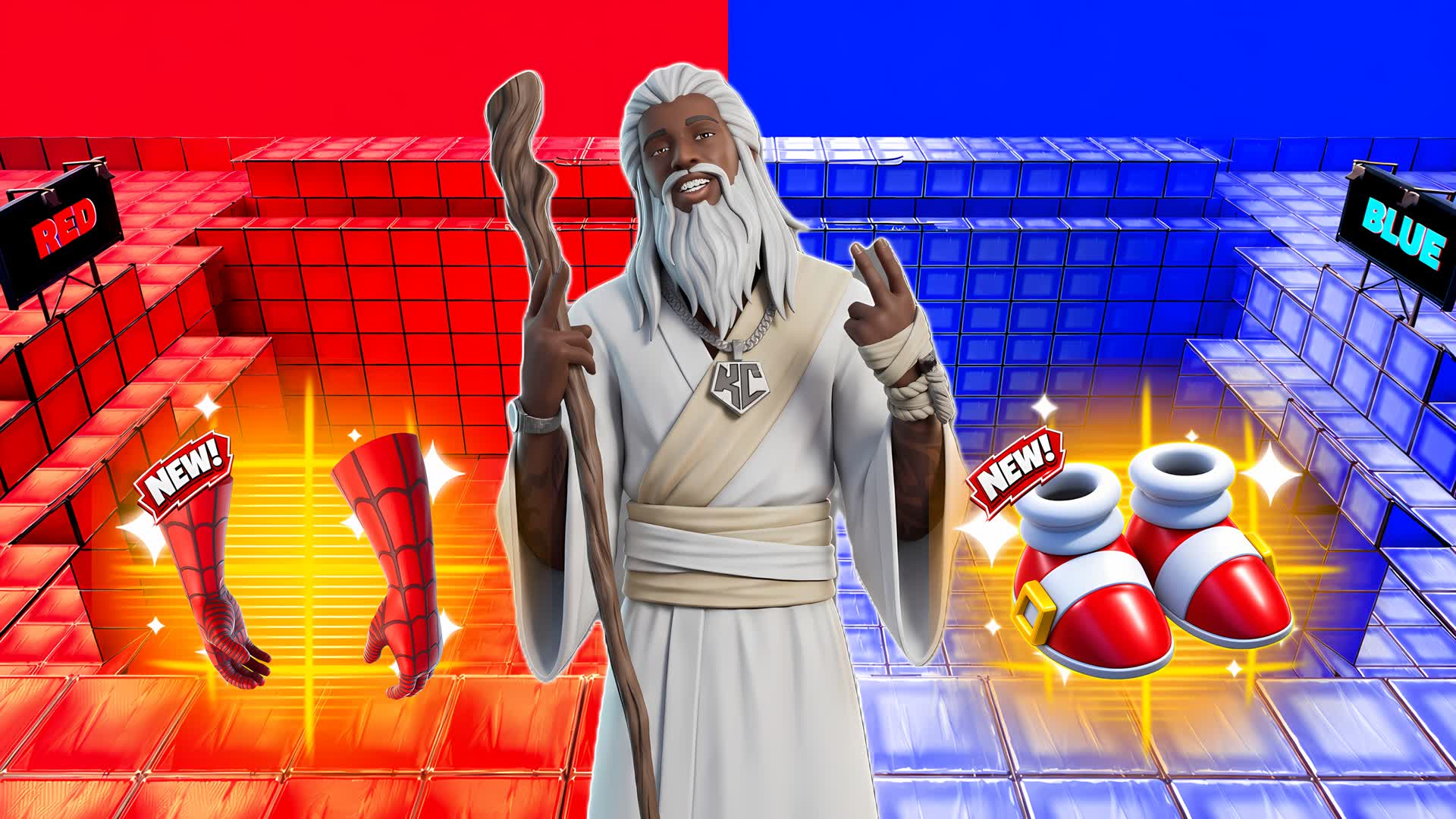 🔴🔵LA PEACE RED VB BLUE🔴🔵 — Fortnite island 8577-5876-7977 by STRANGEE251