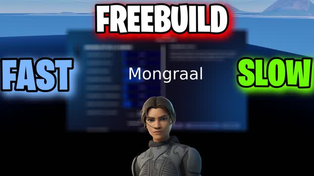 Mongraal SETTINGS FREEBUILD TRAINING