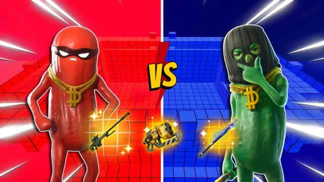 PICKLES BATTLE RED VS BLUE 🔴🔵