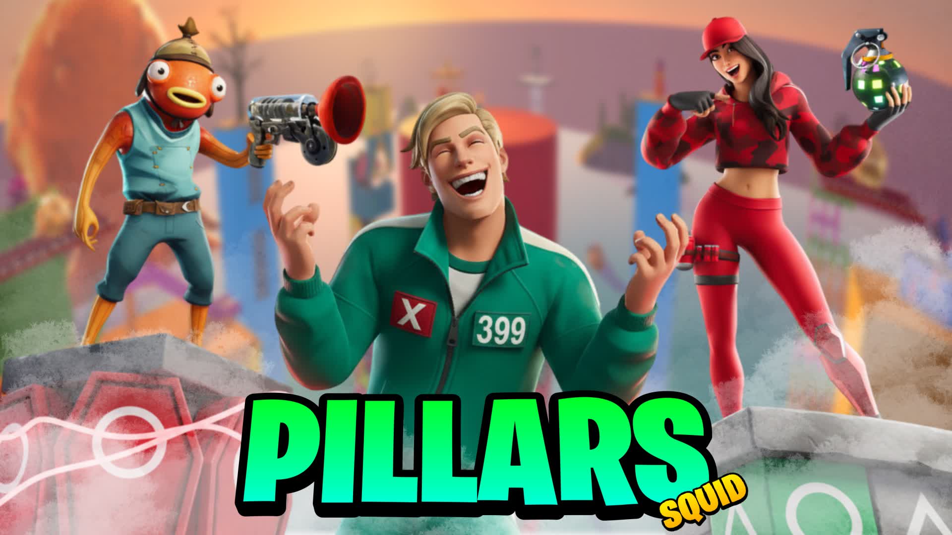FUNNY SQUID PILLARS