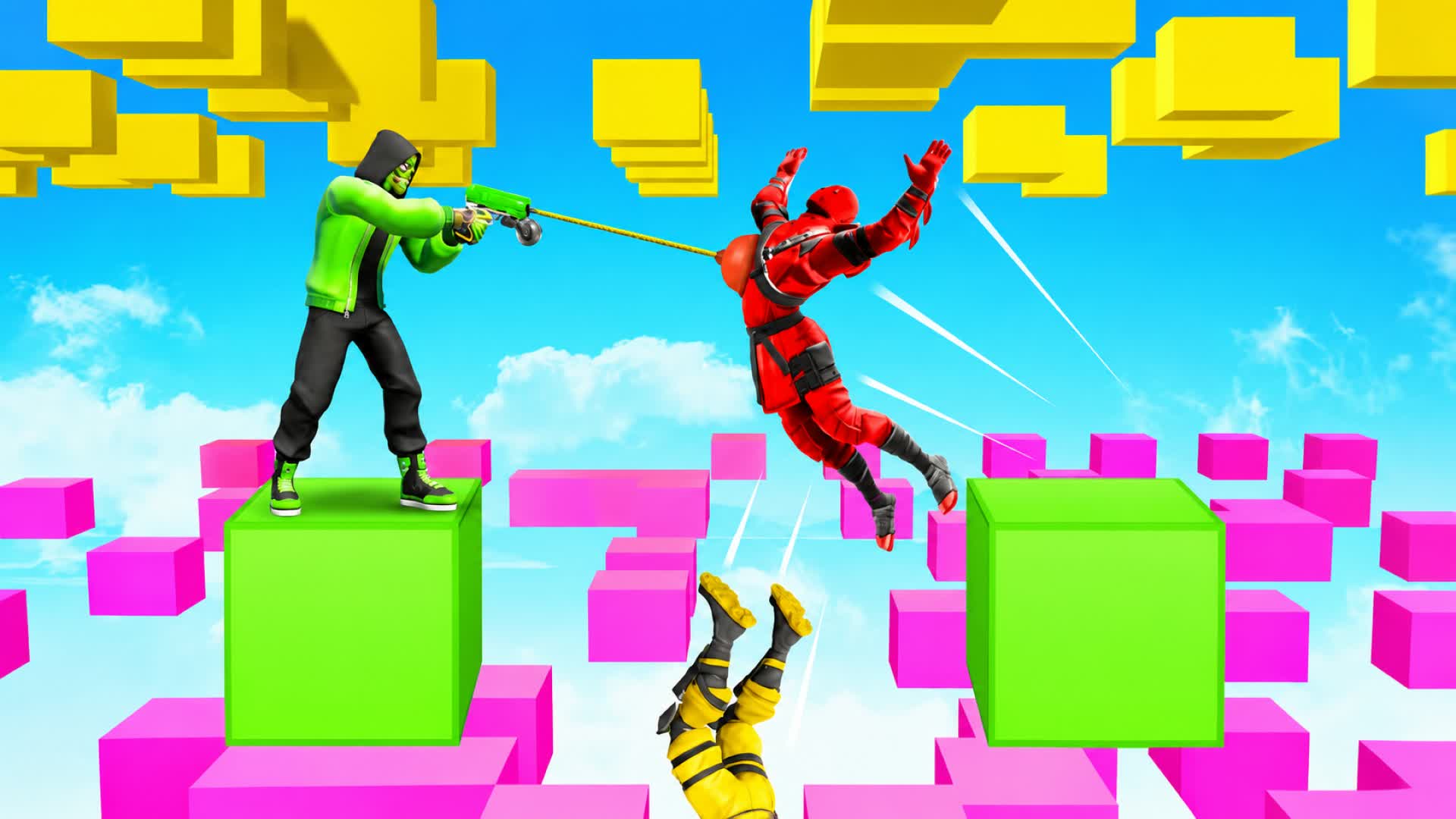 SPLEEF BATTLE TNT RUN COLOR