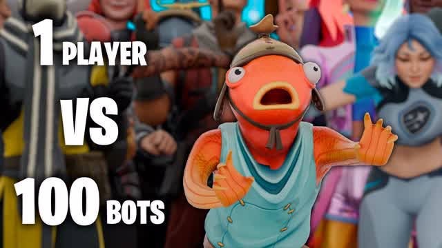 1v100 Bots Tilted Towers
