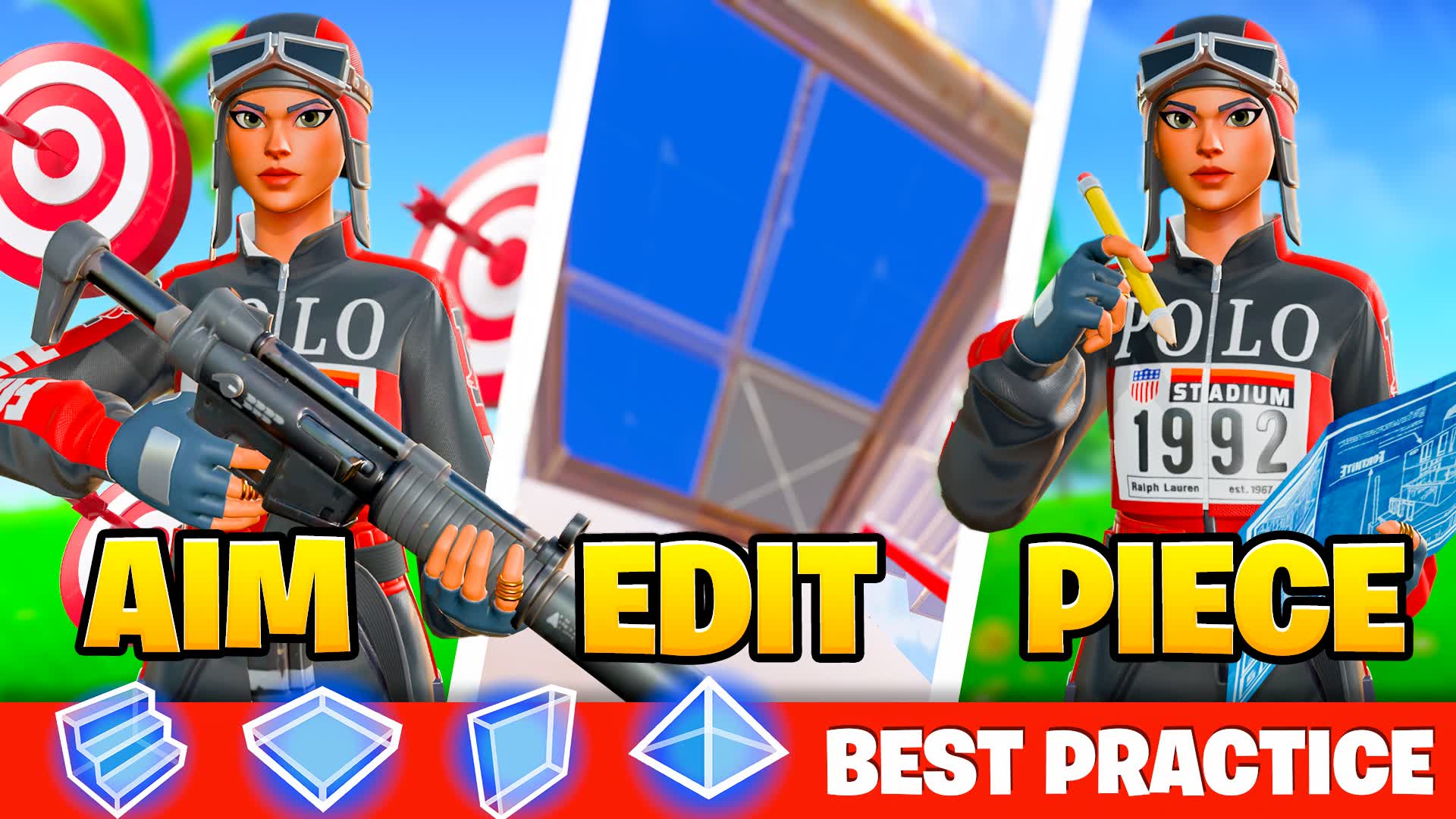 エイム エディット ピース & 1v1