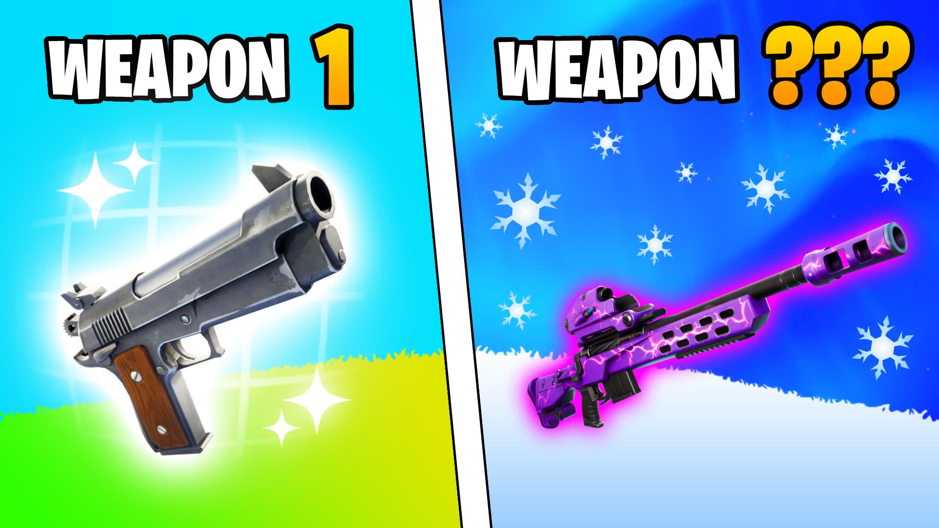 ❄️WINTER GUN GAME🔫ONE SHOT🎯DRIVE🚗