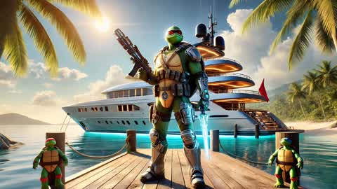 GUN GAME🎯 ONE SHOT 💥- TMNT