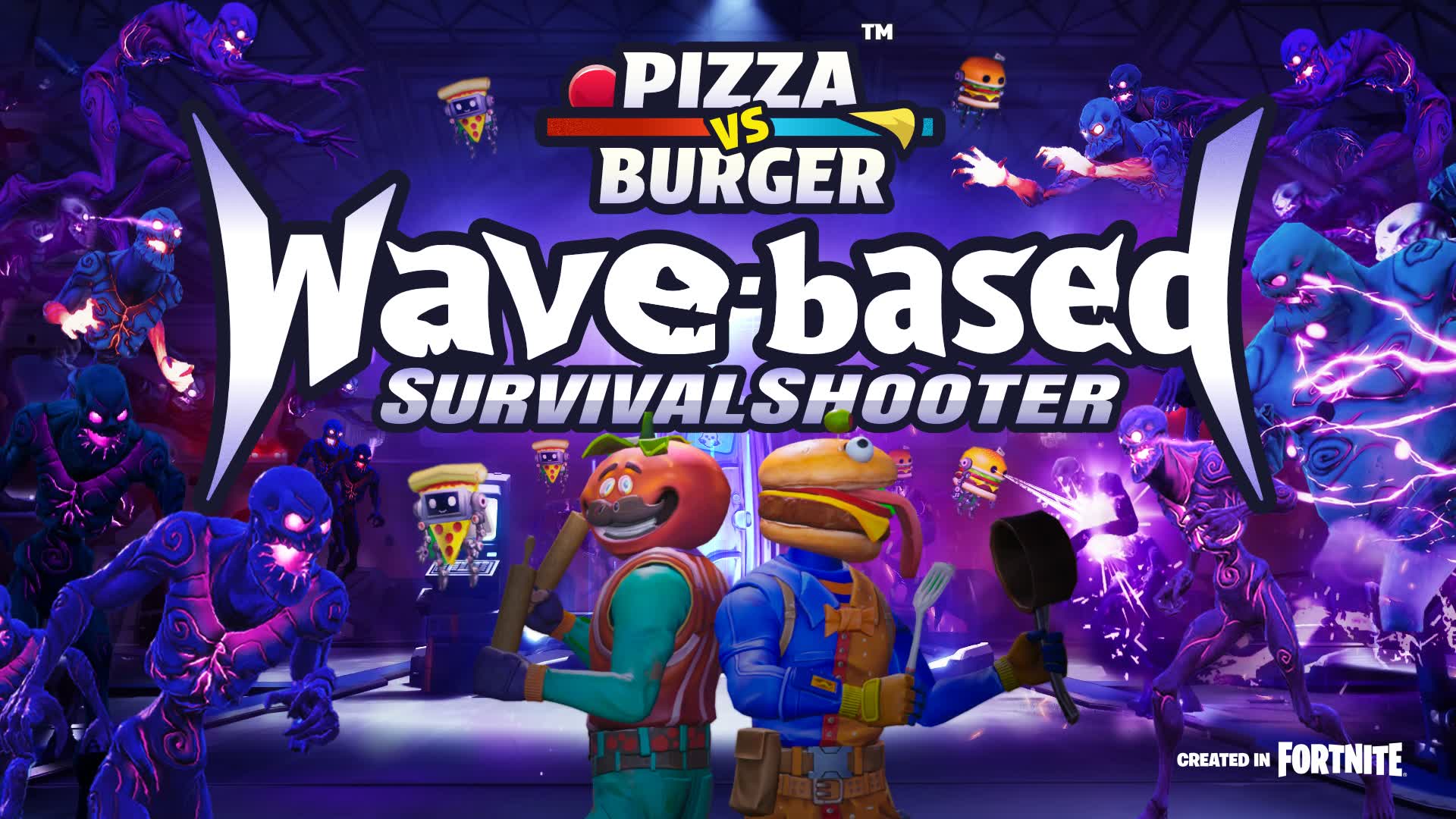Pizza VS Burger : Wave-based