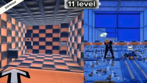 Impossible parkour! (11 stages)