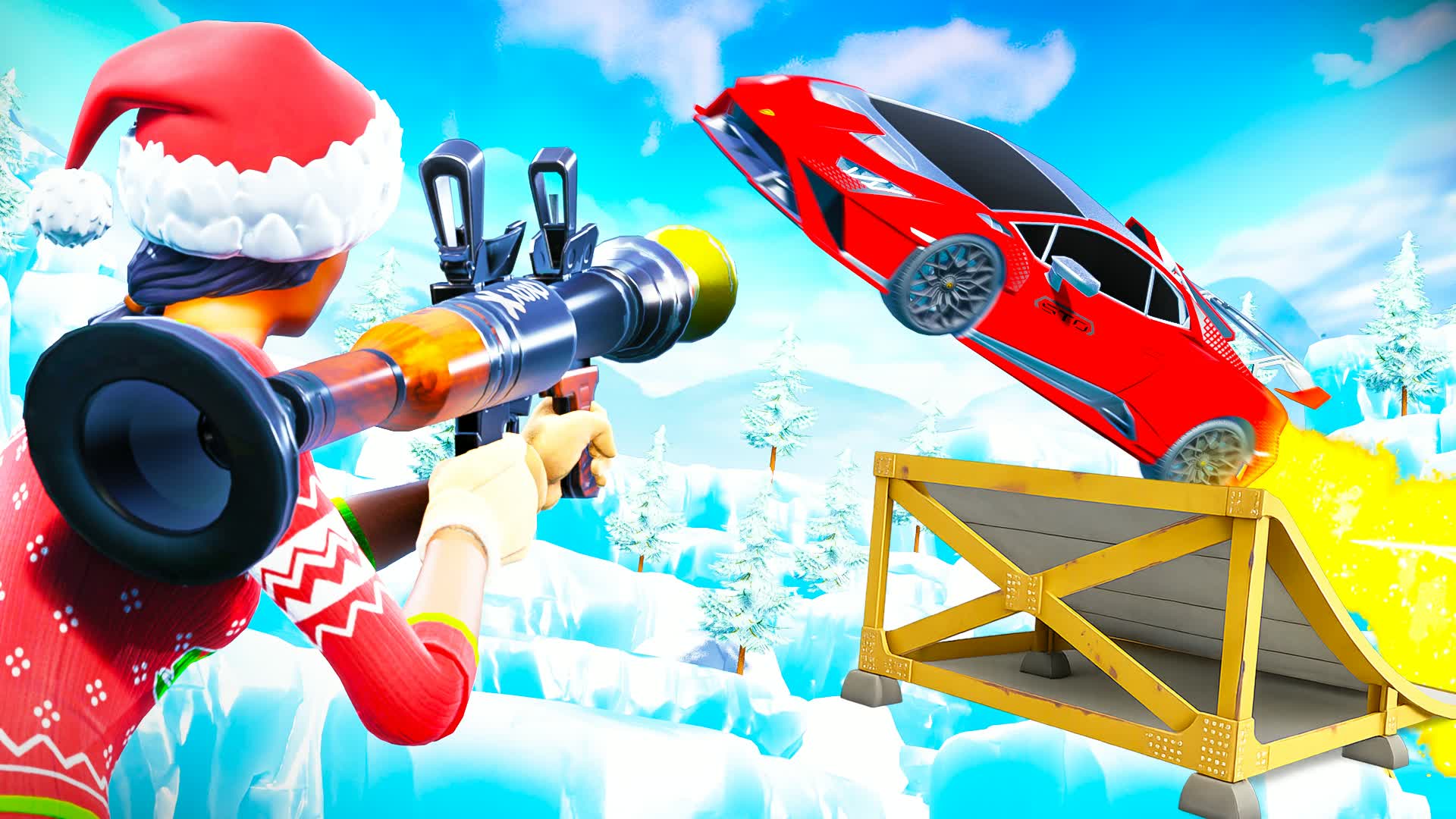 CRAZY CARS VS ROCKETS | WINTER