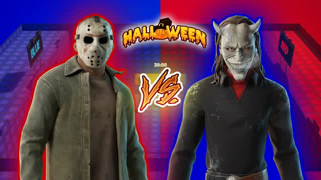 JASON vs GRABBER 🔴🔵 HALLOWEEN
